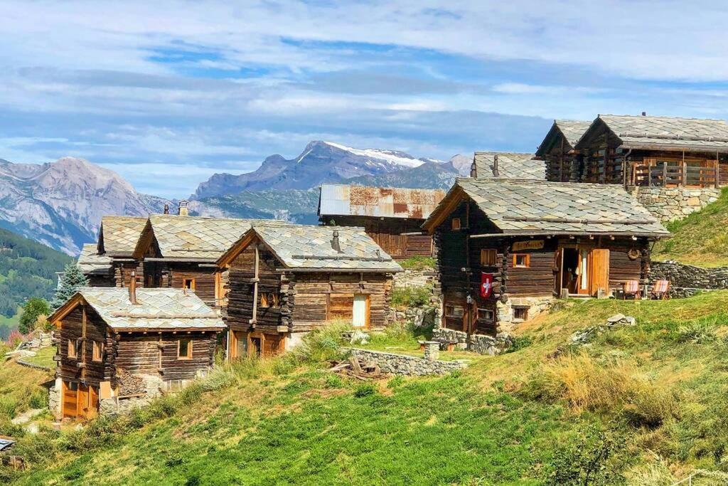 Appartement "Le Ver Luisant" A Saint-Martin, Val D'Herens, Valais Exterior foto