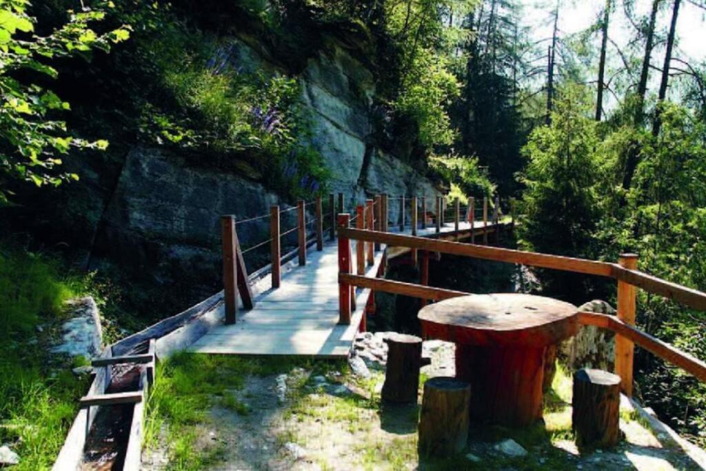 Appartement "Le Ver Luisant" A Saint-Martin, Val D'Herens, Valais Exterior foto